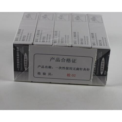 100pcs Acupuncture needles single - use disposable acupuncture needles hanyi 0.17*7mm 10 boxes