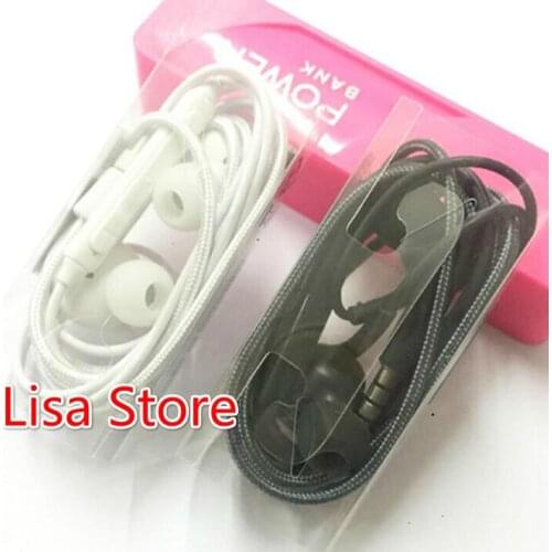 Free DHL 100pcs 3.5mm Headset Earphone Microphone +Volume Control for Samsung S8 S7 S6 IG955 earpiece Headphone Bass Earbuds