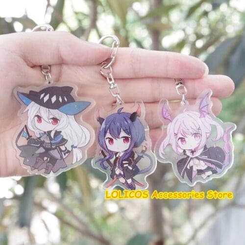 Game Arknights Cute Keychain Skadi Chen Blue Poison Jessica Kal'tsit Acrylic Cute Figure bags Pendant Keyring Cosplay Gift
