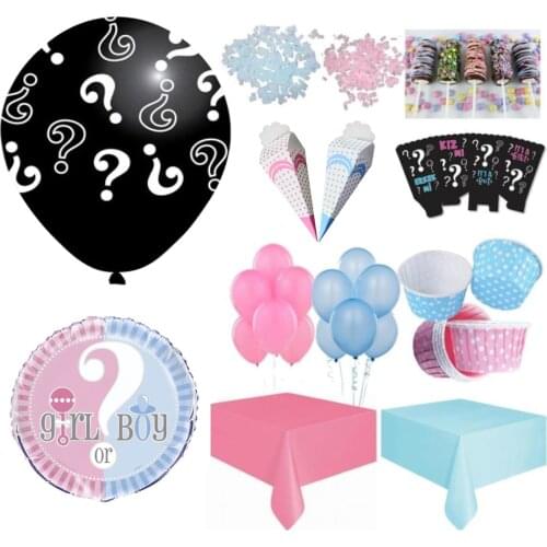 BABY Sex Determination, Learning Party Supplies BABY SHOWER Package
