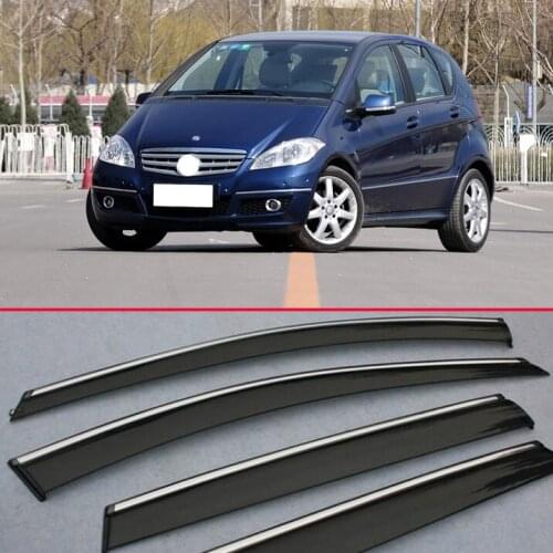 For Benz A-Class A180 A200 2008 2009 2010 2011 2012 Window Wind Deflector Visor Rain/Sun Guard Vent