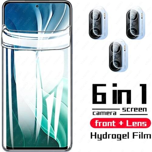 Hydrogel Film for Xiaomi Mi 11i Screen Protector Camera Lens Glass Poco mi 10T pro 11x pro 11 ultra Poko Pocco X3 NFC Pro F3 M3