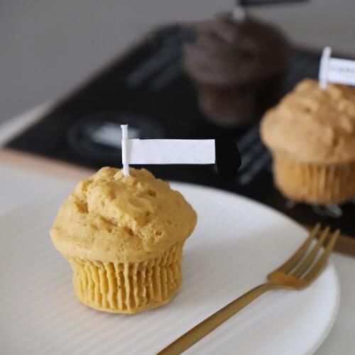 Muffin cup cake silicone material handmade candle mold DIY soap mould