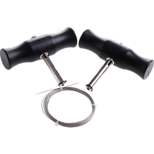 Car Windshield Removal Tool Windscreen Window Glass Cutting Wire + Handles Kit