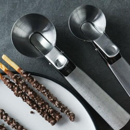 Ice Cream Scoops Stacks Stainless Steel Ice Cream Digger Non-Stick Fruit Ice Ball Maker Watermelon Baller Spoon Kitchen Tools