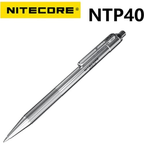 NITECORE NTP40 Exceptional Sketch Titanium Alloy Mechanical Pencil Self-defense Titanium Alloy Tool Writing Cartooning