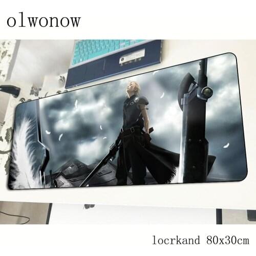 Final fantasy pad mouse High quality computador gamer mouse pad 800x300x2mm padmouse HD print mousepad gadget office desk mats