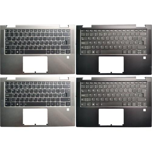 NEW Uk laptop keyboard for Lenovo Yoga C740-14 C740-14IML UK with Palmrest Upper Case No touchpad