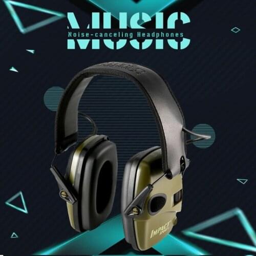 New 2021 Shooting Electronic Earmuffs Shooting Headphones Noise Reduction Hearing Protection Ear Protection Outdoor Activities