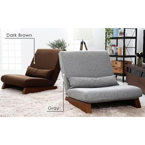 Single Folding Floor Sofa Bed Modern Fabric Japanese Living Room Seat Furniture Armless Lounge Recliner Occasional Accent Chair