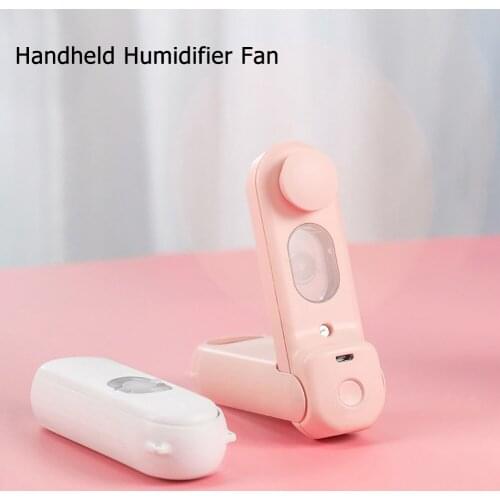 Handheld Fan Mini Fans Humidifier Ventilador Portable USB Fan Silent Small Fan for Home Ventilador de Mano Ventoinha