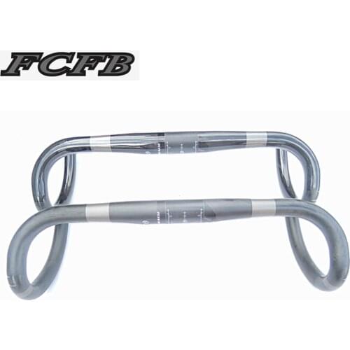 Newest lightest FCFB Road bicycle UD full carbon fibre handlebar road bike parts 31.8*400/420/440mm matt gloss