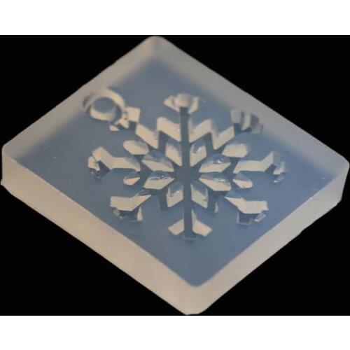 Silicone Mold Snowflake DIY Crafts Jewelry Making Pendant Epoxy Resin