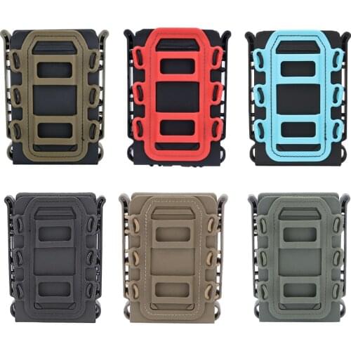 Tactical Magazine Pouches 5.56/7.62 Fast Magazine Pouch Mag Nylon Holster Case Box Replacement for Molle System Belt