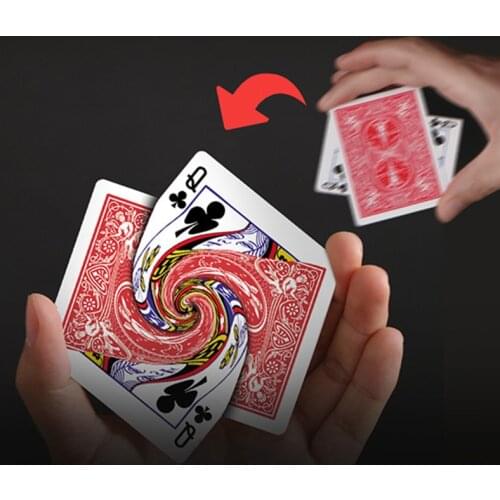 Vortex by Dan Harlan Playing Card Magic Tricks Close Up Stage Props Easy To Do Magician Props Illusion Accessary Gimmick