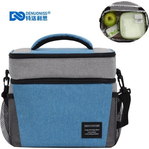 Waterproof Soft Cooler Bag Double Decker Insulated Soft Picnic Bag Tote Lunch bag for Picnics, Parties, Tailgating, Camping. BBQ