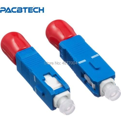10pcs/lots SC male to ST female hybrid Fiber optic adapter hybrid Fiber connector SC-ST fiber adapter