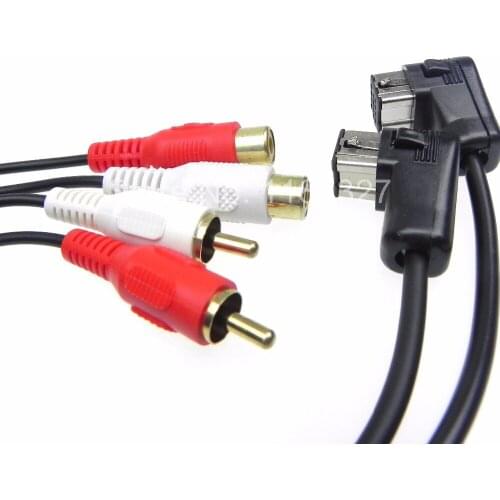 10pcs/lot High Quality Car Audio CD/DVD Dedicated Audio Input Line AUX Line P01P99 Cable AUX cable