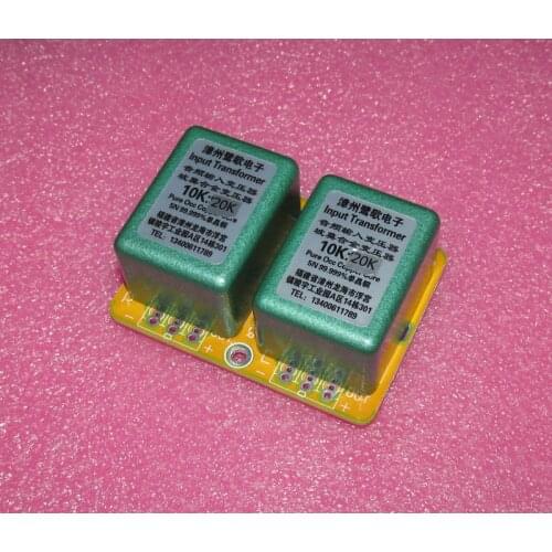 10K: 20K audio signal transformer, passive signal transformer wound by German Permalloy. Frequency response: 20Hz ~ 47KHz -1.6DB