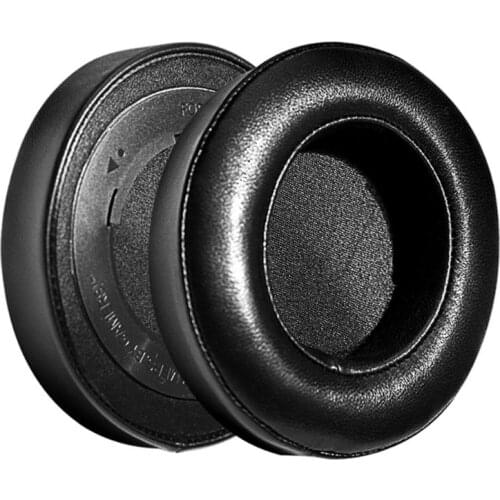 2PCS Sheepskin Leather Earpads Round Ear Pads Cushions Cover for Razer Kraken 7.1 V2 Headphones Headset