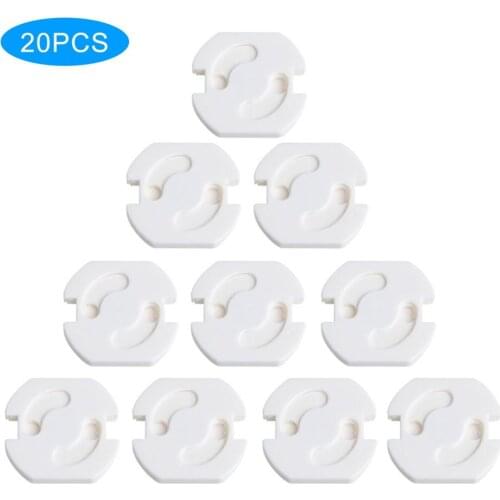 20pcs Child Safety Lock For Socket With Twist Mechanism Socket Fuse For Toddlers Child Socket Safety Lock