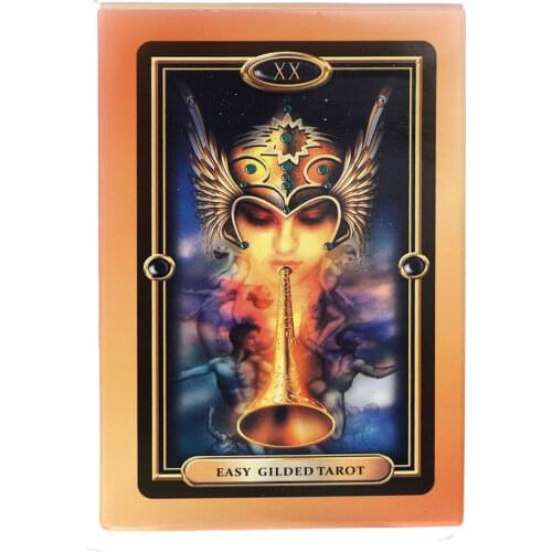 78 pcs Oracle Tarot Cardseasy gilded tarot Card Board Deck Games Palying Cards For Party Game