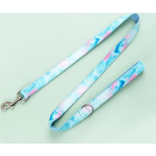 Color Pattern Ribbon Pet Dog Leash Cotton webbing Pet Puppy Walk Leading Leash Traction Rope Pet Supplies Dog accessories