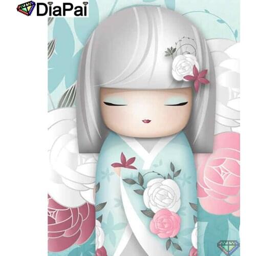 DIAPAI 5D DIY Diamond Painting 100% Full Square/Round Drill "Cartoon girl" Diamond Embroidery Cross Stitch 3D Decor A22438