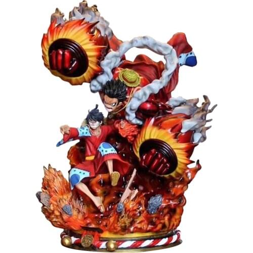 One Pieces Anime Model GK Gear Fourth Snakeman Monkey D Luffy Action Figure 52cm Oversized PVC Statue Collection Toy Figma