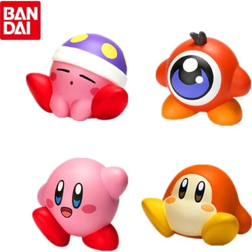 Bandai Genuine Gashapon Kirbys Sleeping Posture Anime Action Figure Collect Model Gacha Toys Gifts for Kids Boys Girls