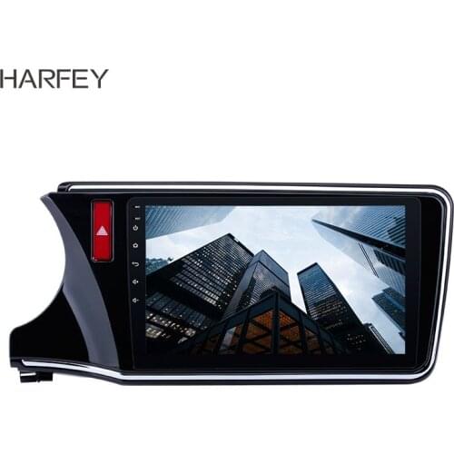 Harfey for 2014 2015 2016 2017 Honda CITY Left Radio Android 8.1 10.1inch GPS support WIFI Bluetooth Audio system HD Touchscreen