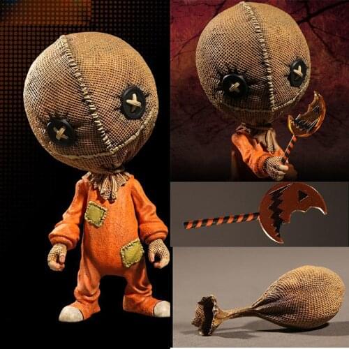 Classic Film Movie Trick R Treat Action Figure NECA Figure Trick R Treat Action Figure Model Light up Pumpkin Toy Halloween Gift