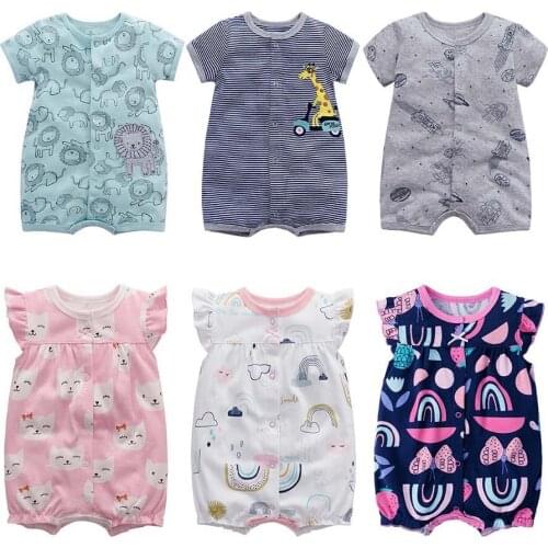 Newborn Babies Boys Baby Girls Clothes Roupa Bebe 6 9 12 18 24 Months Infant Coveralls Jumpsuits