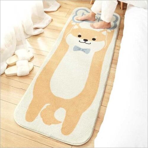 Lamb Wool Carpet Fashion Cartoon Childrens Room Plush Floor Mats Home Living Room Carpet Floor Pads Bedroom Bedside Foot Mats