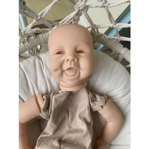 NPK 22inch full set with body and eyes lifelike real soft touch reborn doll kit DIY TOY