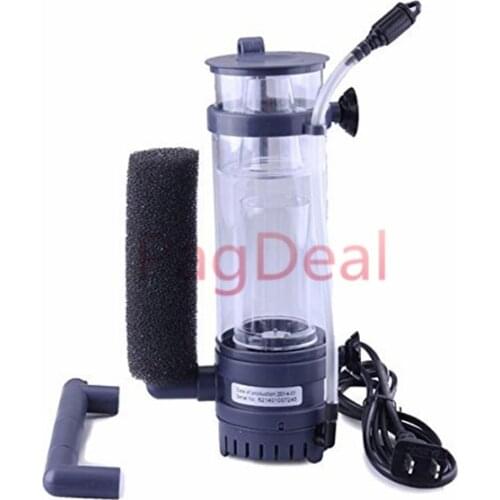 Mini Super Protein Skimmer For 80-120L Marine Water Aquarium Fish Tank Pump Filter WG-308 WG-310 free shipping