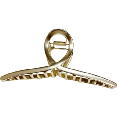 Fashion Women Hair Claws Hair Crab Clamp Hairgrip Matte Metal Hair Clip Claw Hairdressing Tool Hair Accessories For Women Party