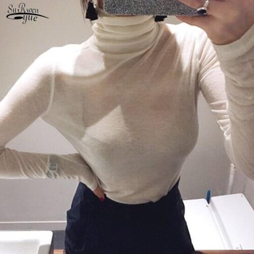 2021 New Spring Korean Long Sleeve White Shirt Blouse Office Casual Shirt Tops Female Sexy Slim Solid Women Blouses Blusas