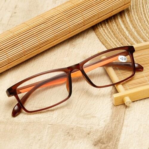 New Simple and Plain Reading Glasses Simple Ultra-light Resin Glasses Mens Reading Glasses Ladies Optical Reading Glasses