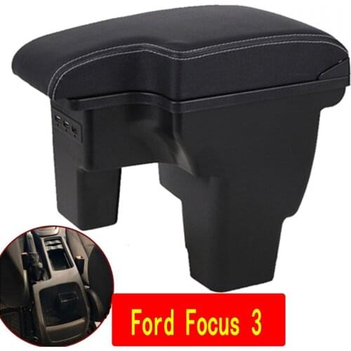 For Ford 17 FOCUS 3 III Armrest Box car 2017 Interior interior armrest rechargeable