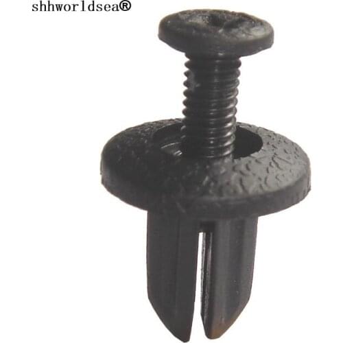Shhworldsea 100pcs car clip and fasteners pillar garnish side push type retainer for civic wagon from 1993-on 91550-SH3-003