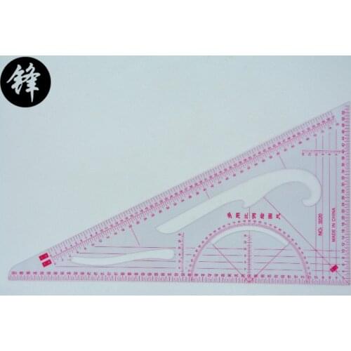 Clothes sample scale setsquare grading ruler clothes scale Multifunctional proportion ruler Detail Size is 205mm*115mm