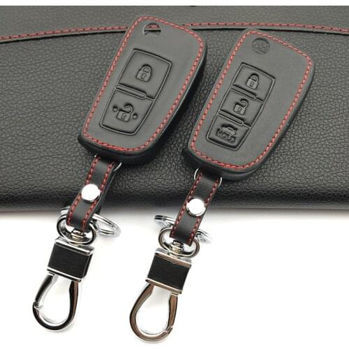 Car styling leather Key Cover 2 Buttons Case For Nissan Qashqai X-trail Murano MAXIMA ALTIMA Juke ect. KEY SHELL ACCESSORIES