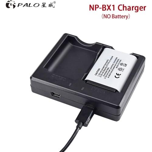 PALO NP-BX1 NP BX1 npbx1 LED Dual Battery Charger For SONY DSC-HX50V HX300 RX1 RX100 II WX300 HDR-AS10 AS15 AS30V AS100V