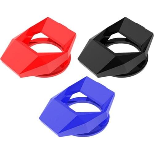 Car Interior Engine Ignition Start Stop Engine Button Protective Cover Switch Button Cover Trim Sticker Universal