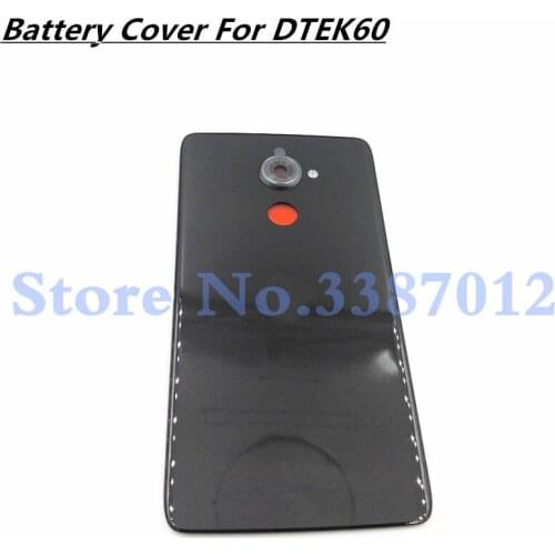 For Blackberry DTEK60 Dtek 60 Back Cover Battery Door Housing Case Rear Replacement PartsP With Logo