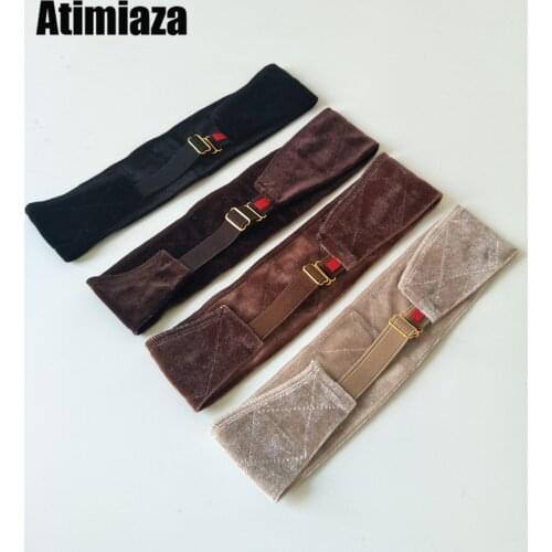 Atimiaza Wig Grip elastic Headband for Lace Frontal Wig Black Begie Brown Headband Comfortable Adjustable Wig Grip Band 1 pc