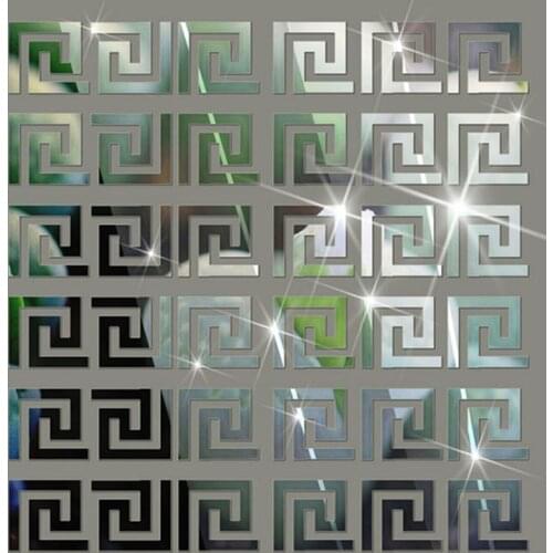 10pcs 10*10CM 3D Thread Lace Waist Line Baseboard Three-dimensional Ceiling Waterproof Corner Line Mirror Wardrobe Wall Sticker