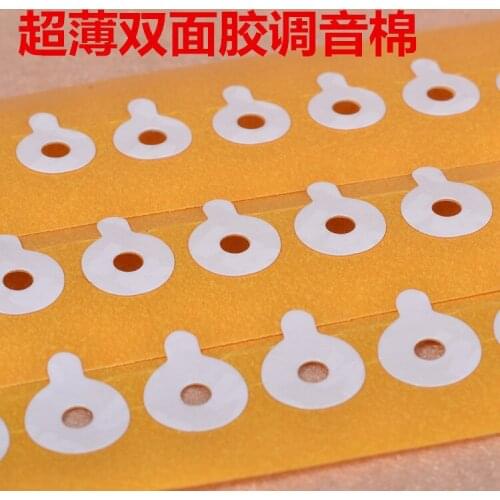 100pcs DIY 8mm 9mm 10mm Earphones Speaker Adapter Pads Increase Low Frequency Tuning Paper Pads with adhesive tape