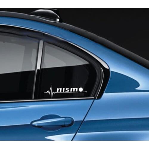 2pcs/lot KK car windows sticker for Nissan Tiida Sunny QASHQAI MARCH LIVINA TEANA X-TRAI
